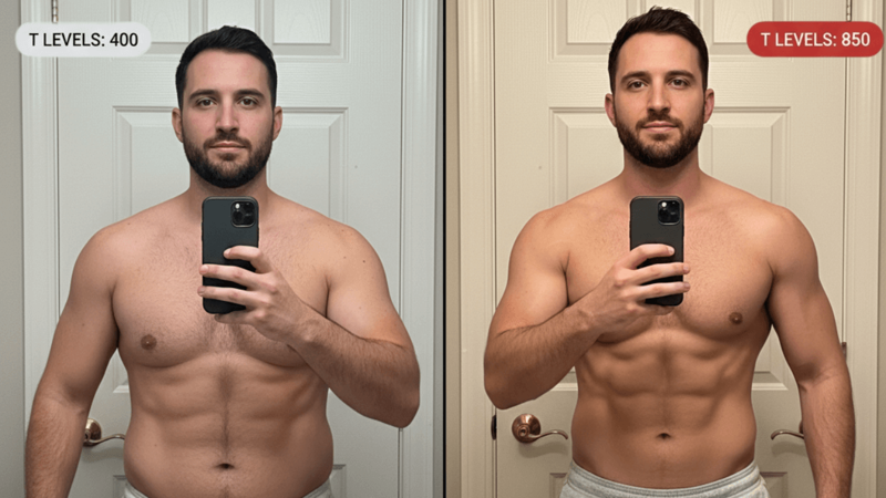 Men experiencing renewed energy and vitality